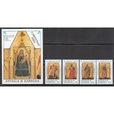 Antigua Correo Yvert 1210/3+Hb 171 ** Mnh Pinturas de Giotto