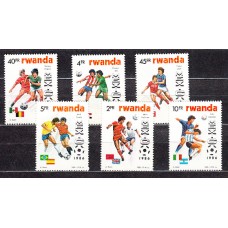 Ruanda - Correo Yvert 1211/6 ** Mnh  Deportes fútbol