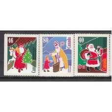 Canada - Correo 1991 Yvert 1213/5a ** Mnh Navidad