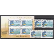 Bahamas - Correo 2005 Yvert 1213/6+Hb 103 ** Mnh Banderas