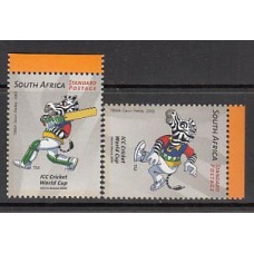 Africa del Sur Yvert Correo 1216/7 ** Mnh  Deportes criquet