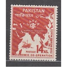 Pakistan - Correo Yvert 121 ** Mnh  Mapa