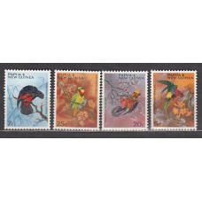 Papua y Nueva Guinea - Correo Yvert 122/5 ** Mnh Fauna. Aves