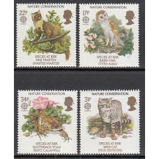 Gran Bretaña - Correo 1986 Yvert 1222/5 ** Mnh Fauna