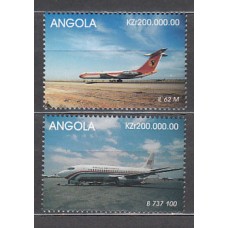 Angola Correo Yvert 1223/4 ** Mnh  Aviones