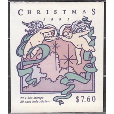 Australia - Correo 1991 Yvert 1228a Carnet ** Mnh Navidad