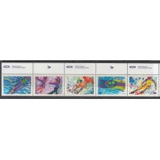 Canada - Correo 1992 Yvert 1229/33 ** Mnh Deportes.Juegos Olimpicos de Albertville