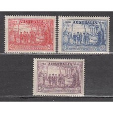 Australia - Correo 1937 Yvert 123/5 * Mh
