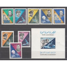 Yemen Republica Arabe - Yvert Correo 123/7+A 50/2+Hb 28 ** Mnh  Astro