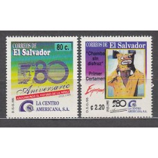 Salvador - Correo 1995 Yvert 1233/4 ** Mnh