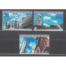 Singapur - Correo Yvert 1237/9 ** Mnh  Rascacielos