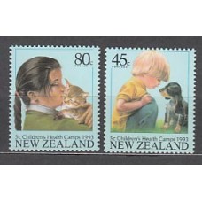 Nueva Zelanda - Correo 1993 Yvert 1239/40 ** Mnh Fauna. Perro. Gato