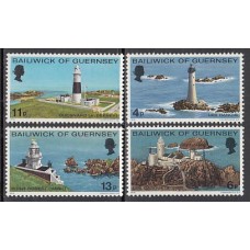 Guernsey - Correo 1976 Yvert 124/7 ** Mnh Faros