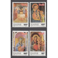 Zaire - Correo Yvert 1244/7 ** Mnh  Navidad