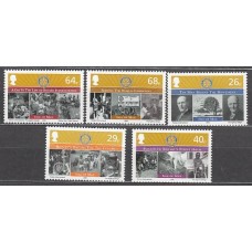 Man - Correo 2005 Yvert 1247/51 ** Mnh Rotary Club