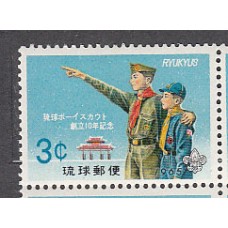 Ryu-Kyu - Correo Yvert 124 ** Mnh  Scoutismo