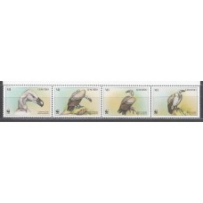 Lesotho - Correo Yvert 1252/5 ** Mnh  Fauna aves. WWF