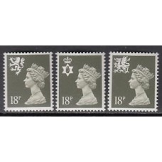 Gran Bretaña - Correo 1987 Yvert 1253/5 ** Mnh Isabel II