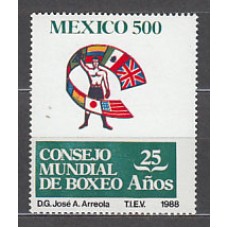 Mexico - Correo 1988 Yvert 1254 ** Mnh Deportes. Boxeo