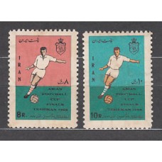 Iran - Correo 1968 Yvert 1255/6 ** Mnh Deporte fútbol