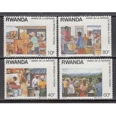 Ruanda - Correo Yvert 1255/8 ** Mnh