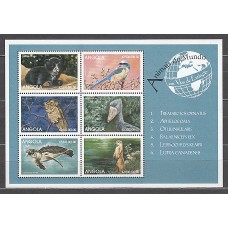 Angola Correo Yvert 1257/62 ** Mnh   Fauna aves