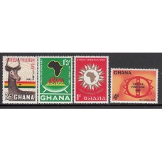 Ghana - Correo 1963 Yvert 127/30 ** Mnh
