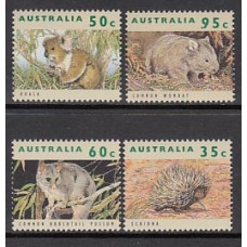 Australia - Correo 1992 Yvert 1272/75 ** Mnh Fauna