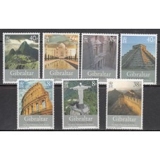 Gibraltar - Correo 2008 Yvert 1274/80 ** Mnh Maravillas del mundo