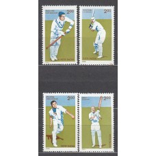 India - Correo Yvert 1275/8 ** Mnh  Deportes criket