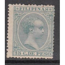 Filipinas Sueltos 1896 Edifil 127 * Mh
