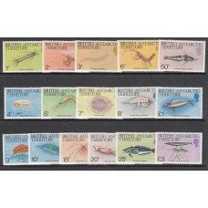 Antartida Britanica Correo Yvert 128/43 ** Mnh Fauna Marina