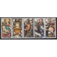 Man - Correo 2005 Yvert 1281/85 ** Mnh Navidad