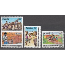 Ruanda - Correo Yvert 1285/8 ** Mnh