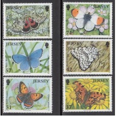 Jersey - Correo 2006 Yvert 1285/90 ** Mnh Fauna mariposas