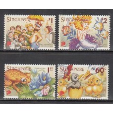 Singapur - Correo Yvert 1288/91 ** Mnh  Cuentos de Andersen