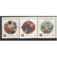 Canada - Correo 1992 Yvert 1289/91a ** Mnh Navidad