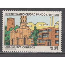 Uruguay - Correo 1989 Yvert 1291 ** Mnh
