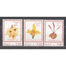 Peru - Correo 2002 Yvert 1292/4 ** Mnh Flores