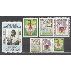 Guayana Britanica - Correo Yvert 1293/9 ** Mnh Deportes