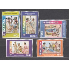Uganda - Correo Yvert 1295/9 ** Mnh  Scoutismo