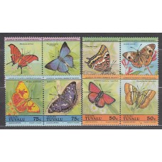 Tuvalu - Vaitupu Correo Yvert 12 ** Mnh Fauna. Mariposas