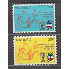 Malaysia - Correo Yvert 130/1 ** Mnh  Deportes hockey