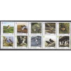 Man - Correo 2006 Yvert 1300/9 ** Mnh Fauna aves