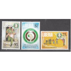 Liberia - Correo 1995 Yvert 1303/5 ** Mnh