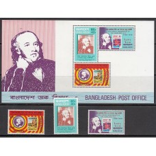 Bangladesh - Correo 1979 Yvert 131/3+Hb 4 ** Mnh  Rowland Hill