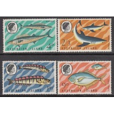 Ascension - Correo Yvert 131/4 ** Mnh  Fauna Peces