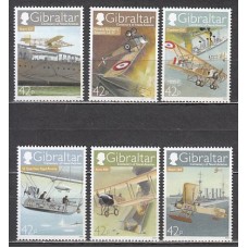 Gibraltar - Correo 2009 Yvert 1318/23 ** Mnh Aviones