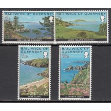 Guernsey - Correo 1976 Yvert 132/5 ** Mnh Paisajes