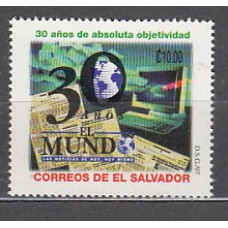 Salvador - Correo 1997 Yvert 1320 ** Mnh  Prensa